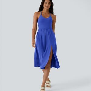 Halara Dress in Aster Blue - new XS